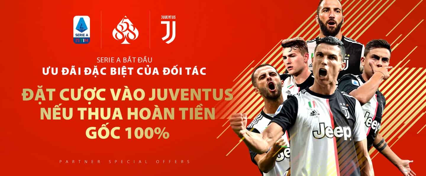 【2022 Tên sự kiện】 Đặt cược vào Juventus để giành gói độc quyền bao hoàn tiền nếu thua!
