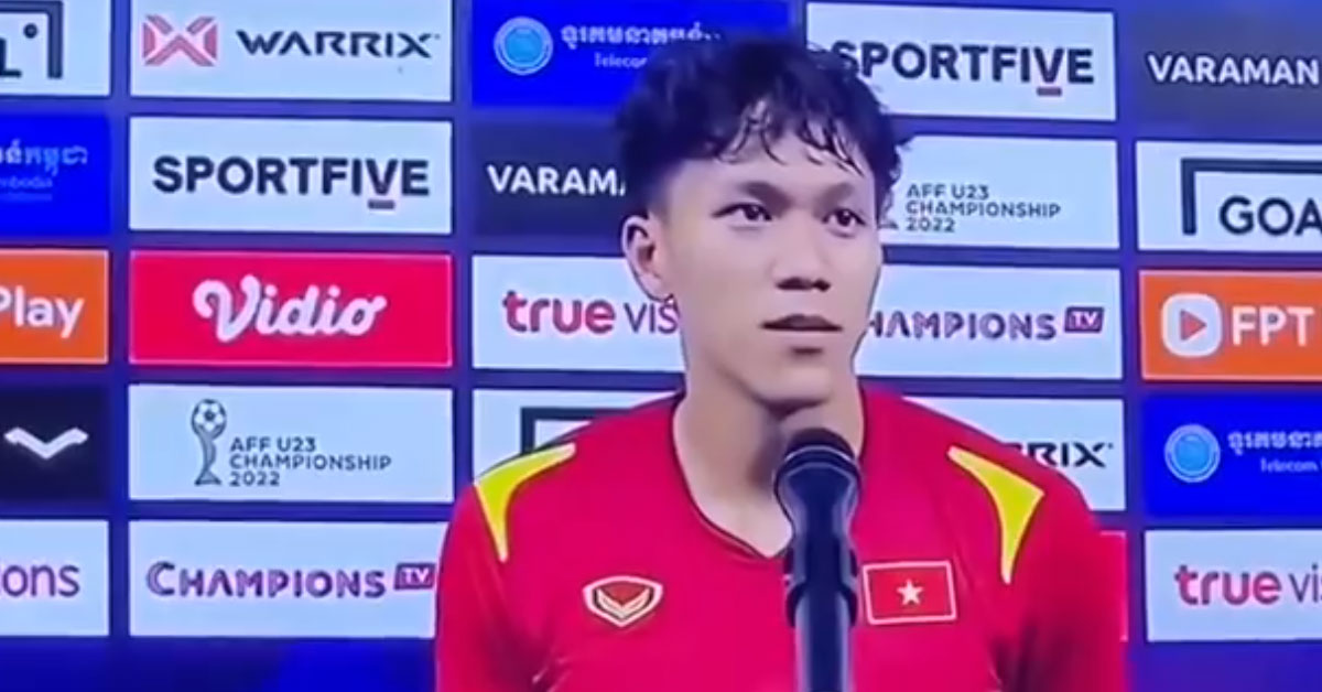 Trần Bảo Toàn xúc động sau khi giúp U23 Việt Nam tỏa sáng ở giải U23 Đông Nam Á 2022